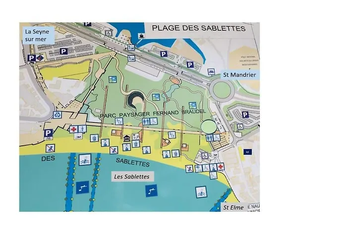 Des Sablettes -st Mandrier Maison Du Pecheur بيت للعطل *