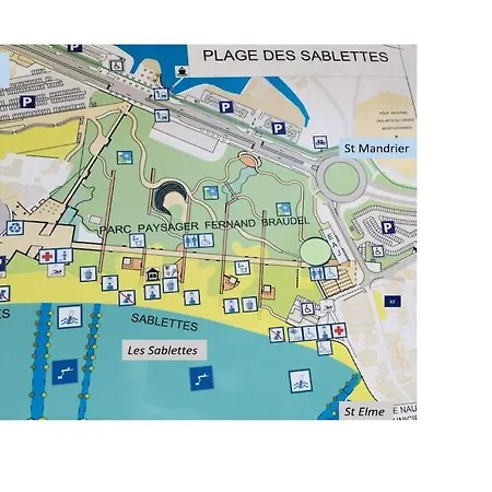 Des Sablettes -st Mandrier Maison Du Pecheur بيت للعطل *