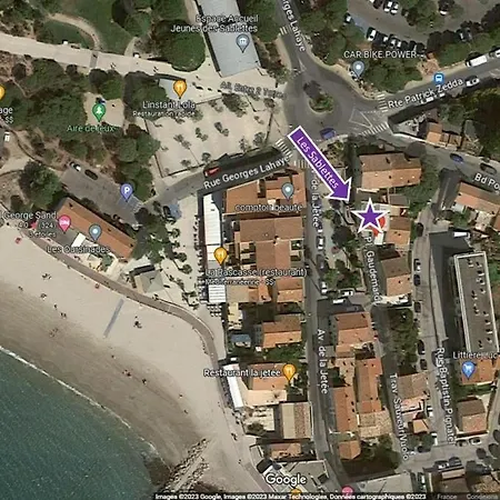 Semesterbostad Maison Du Pecheur - Plage Des Sablettes -St Mandrier